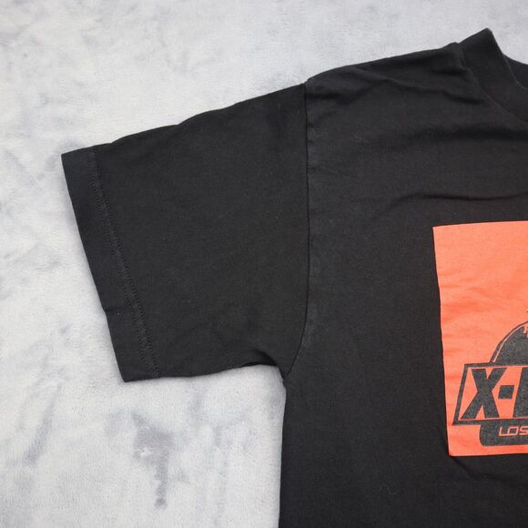 The Hundreds Shirt Womens S Black Cropped Short Sleeve Crew Neck Cotton T Shirt - Picture 9 of 15